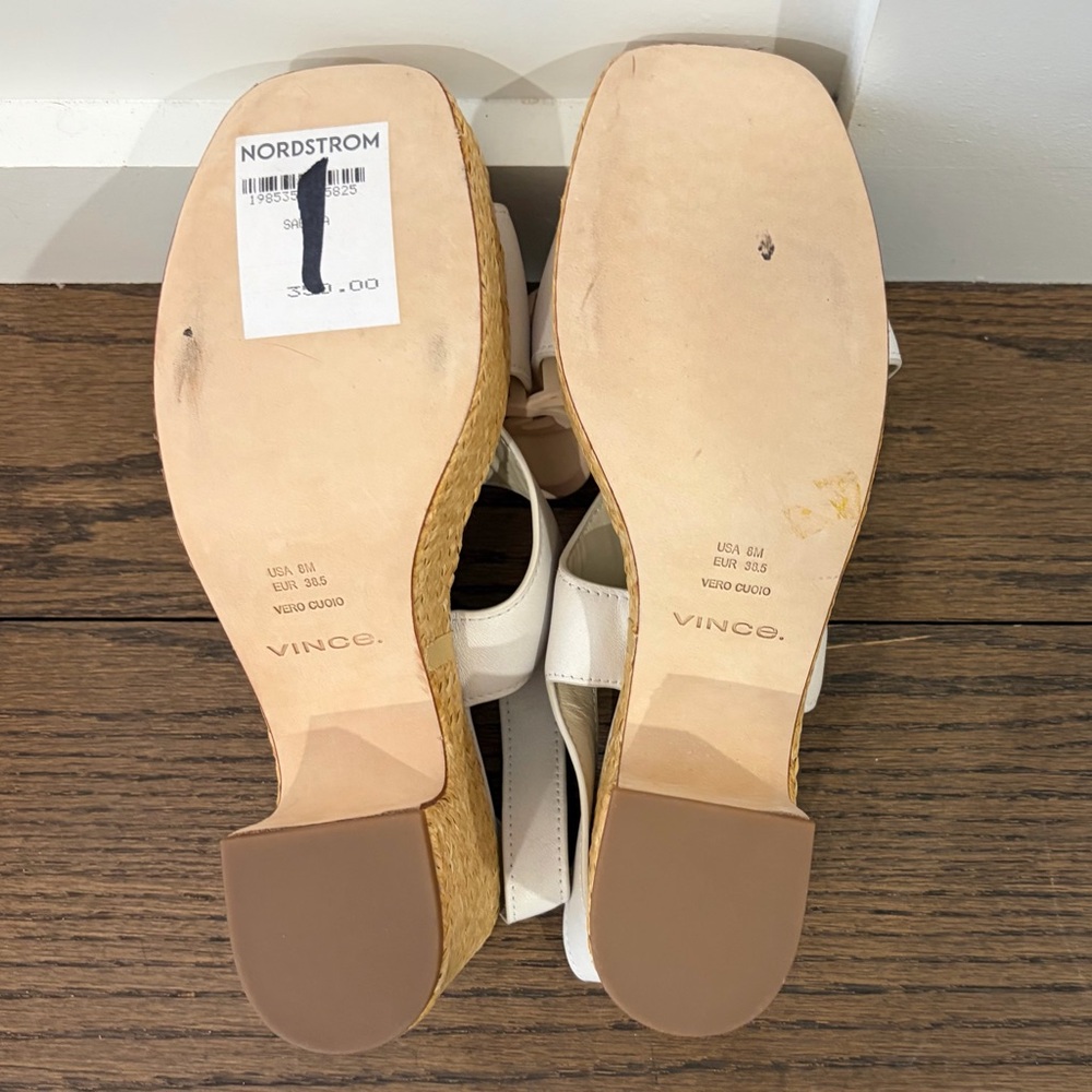 Vince Clementina Slingback Platform Sandal NWT Size 8 - Picture 9 of 9